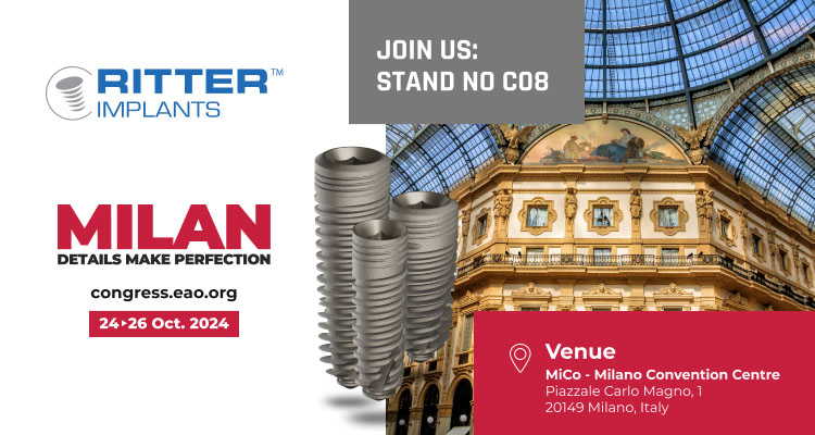 Ritter Implants eao congress italy milan 2024