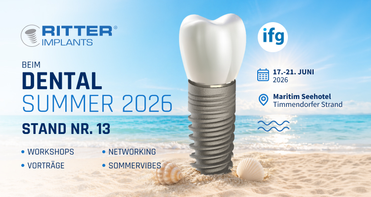 Dental Summer 2026 Ritter Implants Timmendorfer Strand